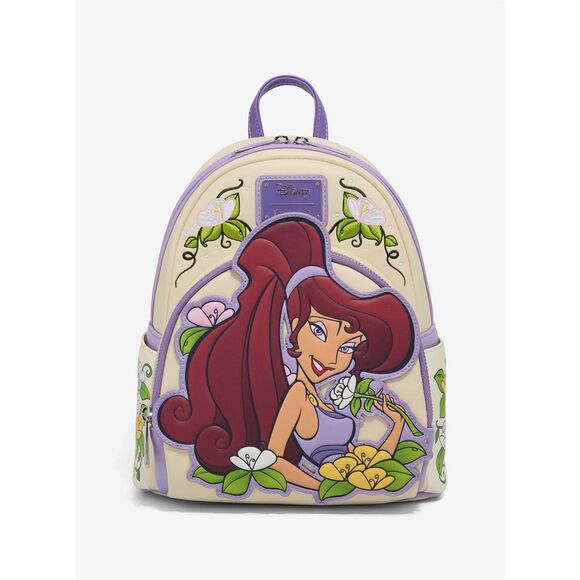 Loungefly Disney Hercules Meg Floral Mini Backpack main image 5